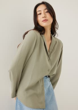 Kaiden Tailored Relaxed Flare Sleeve Shirt
