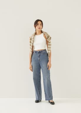 Blaise Denim Straight Leg Jeans