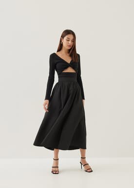 Oaklee Padded Reversible Jersey Crop Top