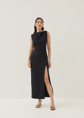 Grethel Drape Column Maxi Dress