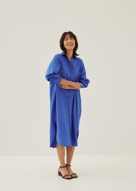 Penny Cotton Shirt Dress