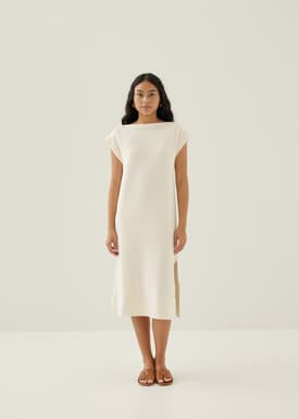 Maura Knit Column Midi Dress