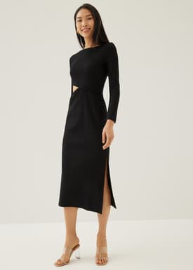 Leoda Jersey Column Maxi Dress