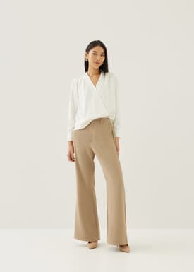 Ada V-neck Wrap Blouse