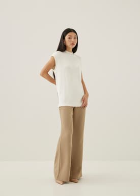 Taniya High Neck Knit Top