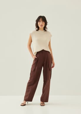 Taniya High Neck Knit Top