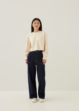 Shira Peached Crop Jumper