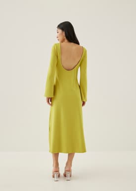 Aivee Jersey Column Midaxi Dress