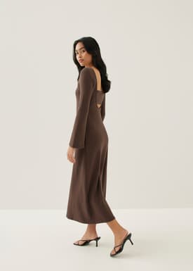 Aivee Jersey Column Midaxi Dress