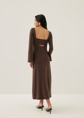 Aivee Jersey Column Midaxi Dress