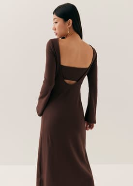 Aivee Jersey Column Midaxi Dress