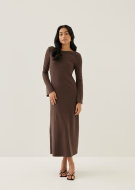 Aivee Jersey Column Midaxi Dress