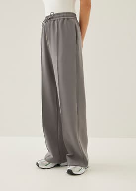 Zita Elastic Neoprene Straight Leg Jogger