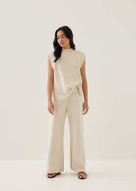 Taniya Knit Flare Pants