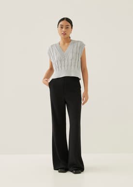 Merlie Metallic Knit Sweater
