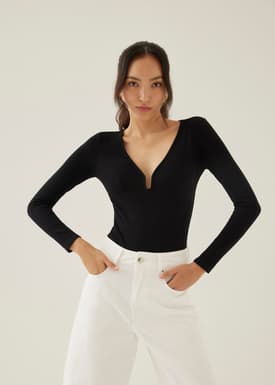 Desree Padded Jersey Bodysuit