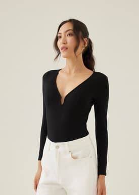 Desree Padded Jersey Bodysuit