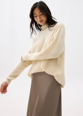 Fuzzy Knit Turtle Neck Sweater