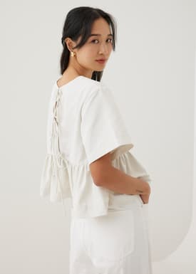 Sofi Tie Back Babydoll Top