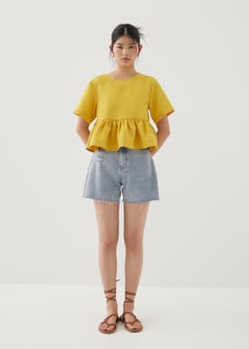 Sofi Tie Back Babydoll Top