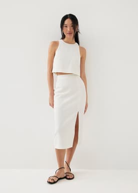 Alissa Tweed Crop Tank Top
