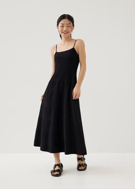 Nalia Fit & Flare Midaxi Dress