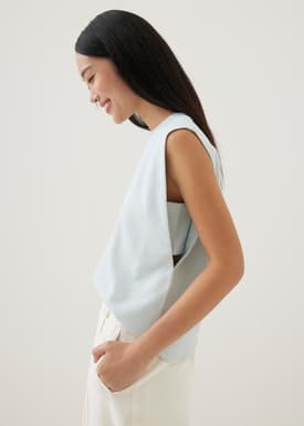 Axel Tweed Shell Top