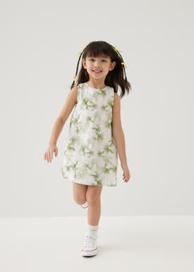 Lanna Shift Mini Dress in Heirloom Botanicals