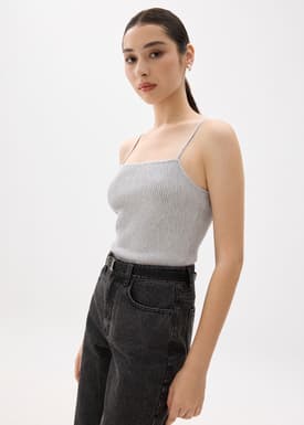 Kendra Contour Knit Camisole Top