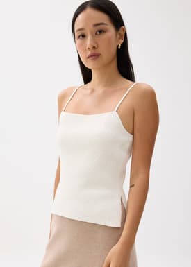 Kendra Contour Knit Camisole Top