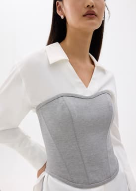 Lia Crop Bustier Top