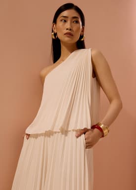 Wei Sunray Pleated Toga Top