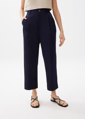 Jin Elastic Cotton Chino Pants