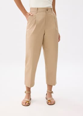 Jin Elastic Cotton Chino Pants