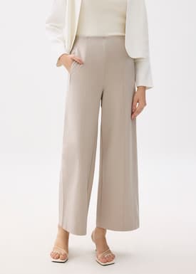 Leggy™ Lia Elastic High Waist Wide Leg Pants