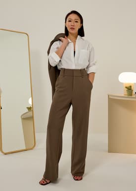 Leggy™ Mentari Super High Waist Straight Leg Pants