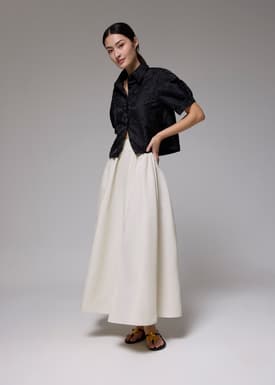 Zoe Flare Maxi Skirt