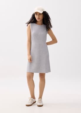 Kamil Contour Knit Fit & Flare Mini Dress