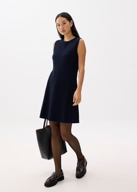 Kamil Contour Knit Fit & Flare Mini Dress