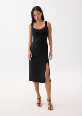 Sanya Padded Bodycon Midi Dress