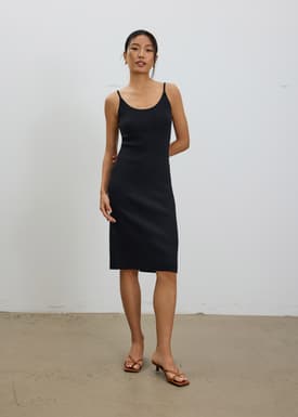 Yara Classic Knit Bodycon Midi Dress