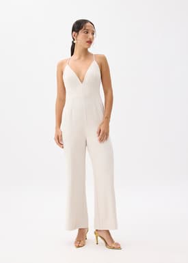 Leggy™ Keana Padded Kick Flare Jumpsuit