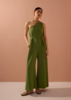 Leggy™ Kanda Asymmetric Flare Jumpsuit