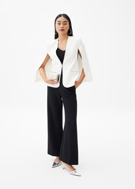 Audrey Tailored Cape Blazer