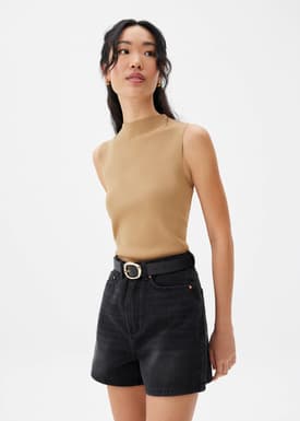 Robin High Neck Knit Top