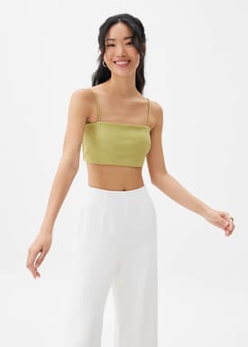 Joey Padded Crop Camisole Top
