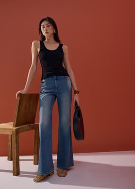Leggy™ Addison Comfort Stretch Kick Flare Jeans