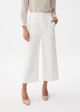 Brooklyn Cotton Wide Leg Culottes