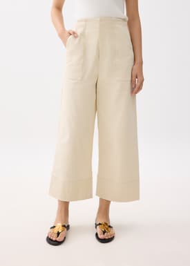 Brooklyn Cotton Wide Leg Culottes