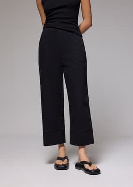 Brooklyn Cotton Wide Leg Culottes